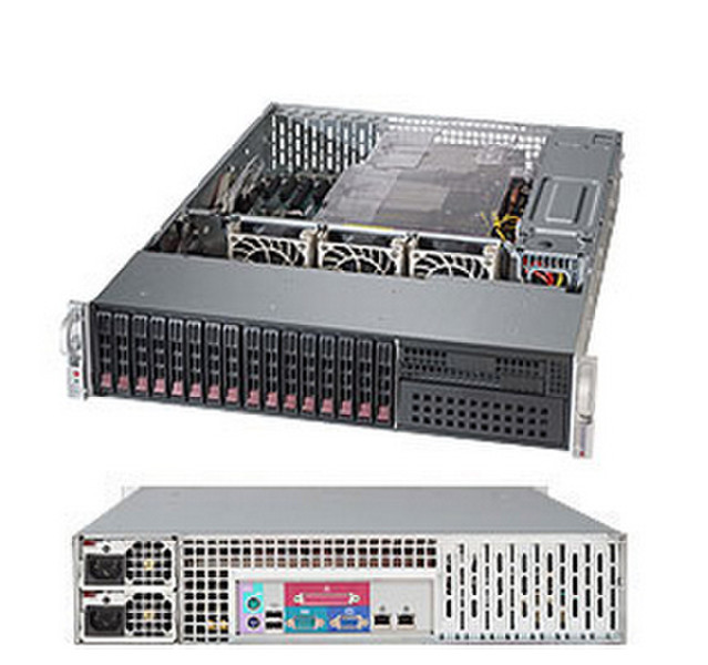 Supermicro SuperServer 2028R-C1R LGA 2011-v3 2U Черный