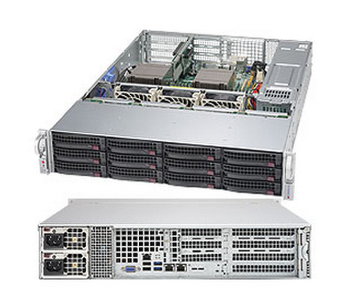 Supermicro SuperServer 6028R-TDWNR LGA 2011-v3 2U Черный