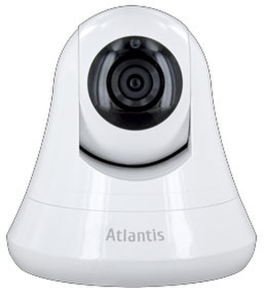 Atlantis Land PlusCamHDMotor IP security camera Для помещений Dome Белый