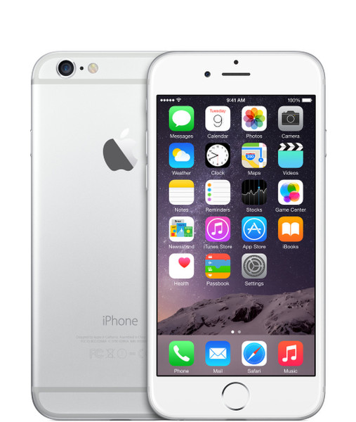 Apple iPhone 6 Single SIM 4G 16GB Silber Smartphone