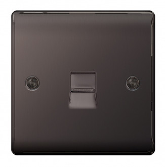 Nexus NBNBTM1 RJ-11 Black,Nickel socket-outlet