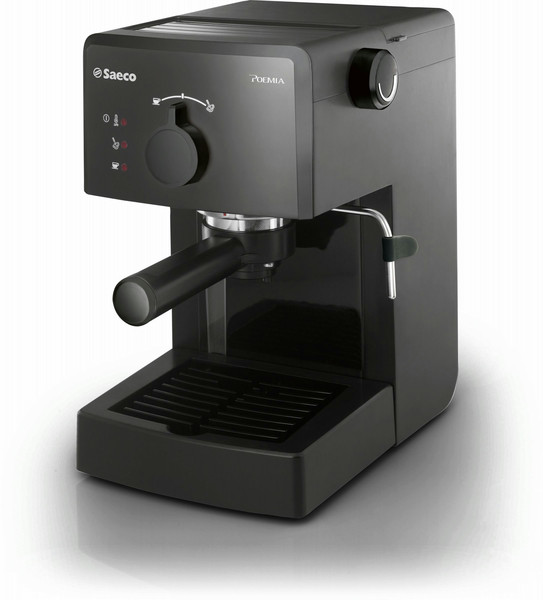 Saeco Poemia HD8423/71 Отдельностоящий Руководство Машина для эспрессо 1.25л Черный кофеварка