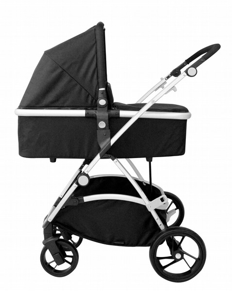 X-adventure Roady Black Traditional stroller 1место(а) Черный, Нержавеющая сталь