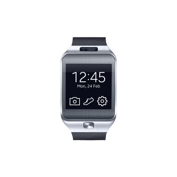 Samsung Gear 2 1.63Zoll SAMOLED 68g Silber Smartwatch