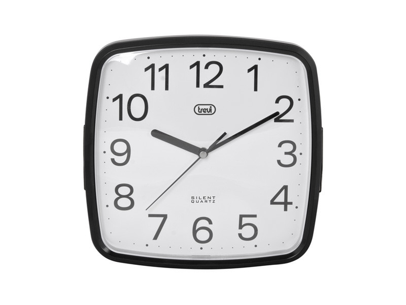 Trevi OM 3305 Mechanical wall clock Квадратный Черный