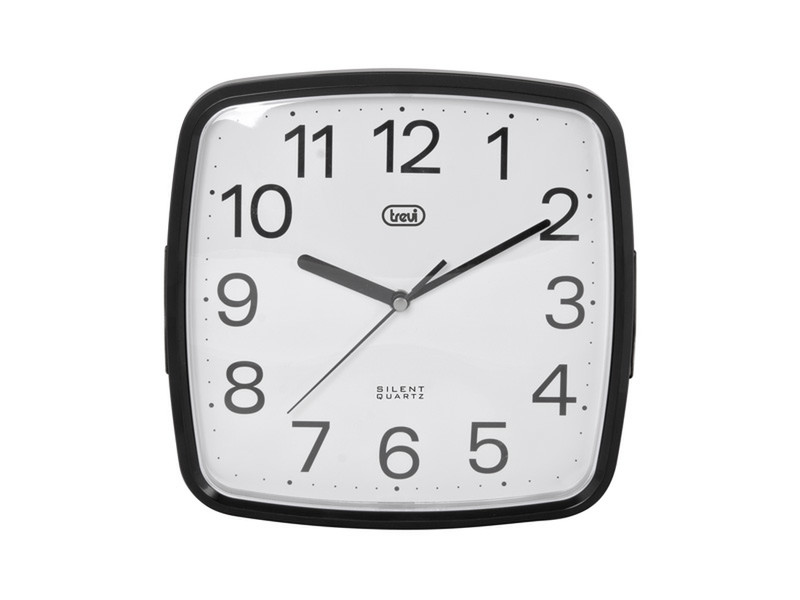 Trevi OM 3305 Mechanical wall clock Square Black