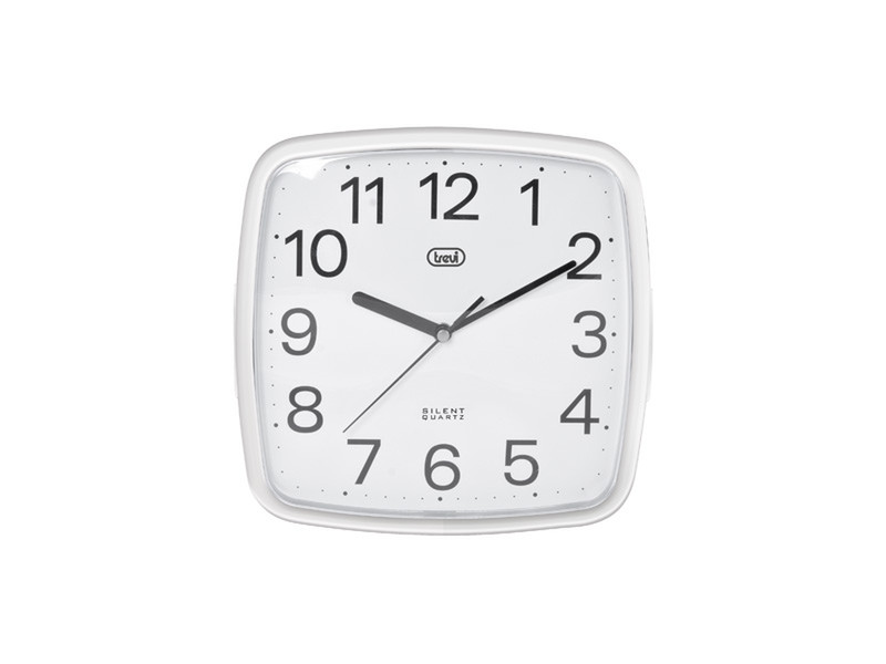 Trevi OM 3305 Mechanical wall clock Quadratisch Weiß