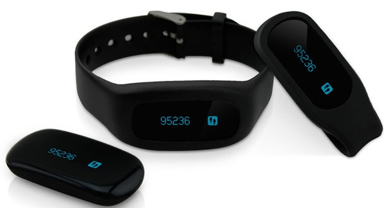 PRIXTON Activity Ttracker Wristband activity tracker LED Wireless Black