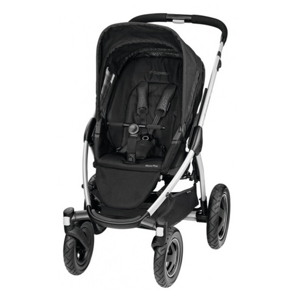 Maxi-Cosi Mura Plus 4 Traditional stroller 1место(а) Черный, Нержавеющая сталь