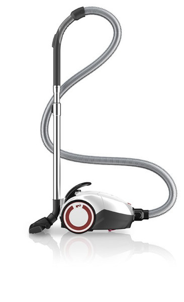 Dirt Devil rebel72HE Cylinder vacuum 2L 800W B White