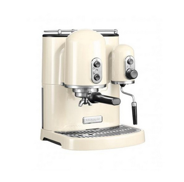 KitchenAid 5KES2102EAC Espresso machine 6чашек Кремовый кофеварка