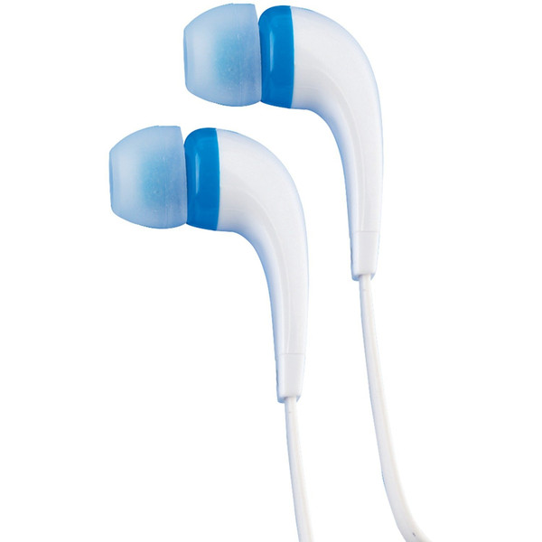 Audiovox HP161BL Стереофонический Вкладыши Синий, Белый гарнитура мобильного устройства