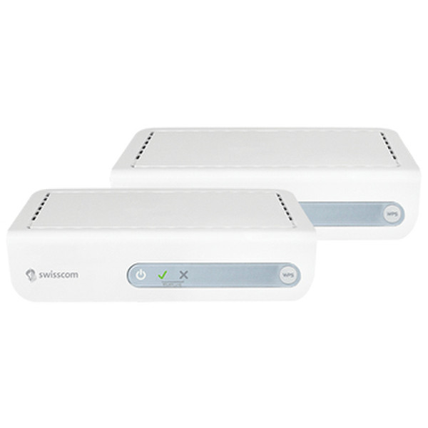 Swisscom 10055603 AV transmitter & receiver White AV extender