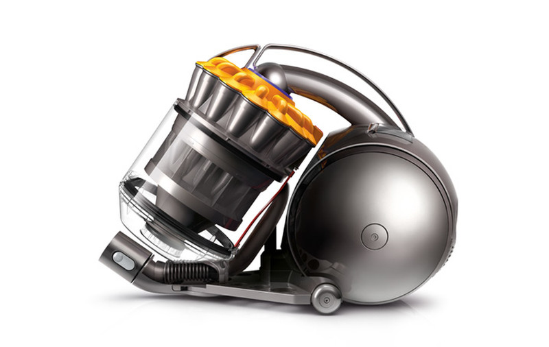 Dyson DC37c Parquet + Stubborn Цилиндрический пылесос 2л A Оранжевый, Cеребряный