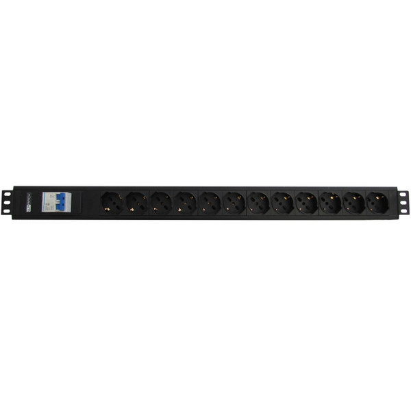 WP WPN-PDU-I02-12 12AC outlet(s) 1.5U Black power distribution unit (PDU)