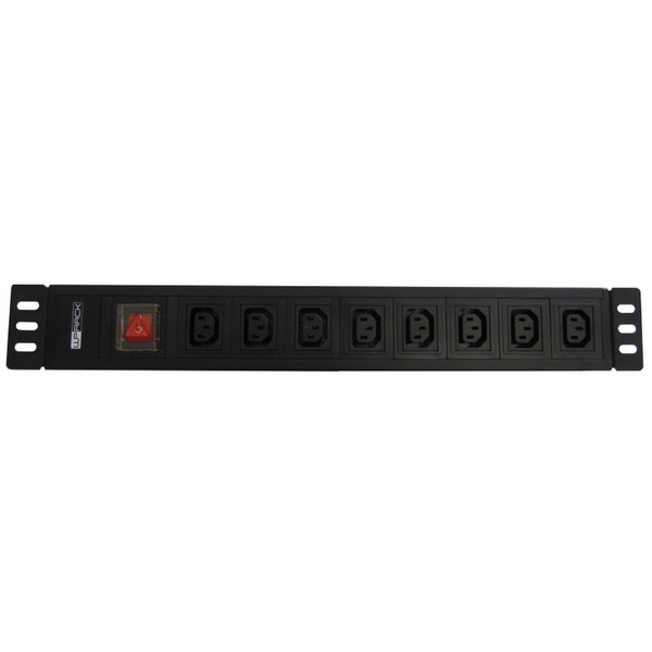 WP WPN-PDU-I05-08 8AC outlet(s) 1.5U Black power distribution unit (PDU)