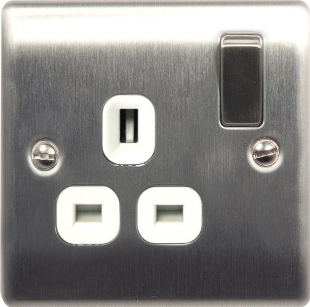Nexus NBS21W Stainless steel socket-outlet