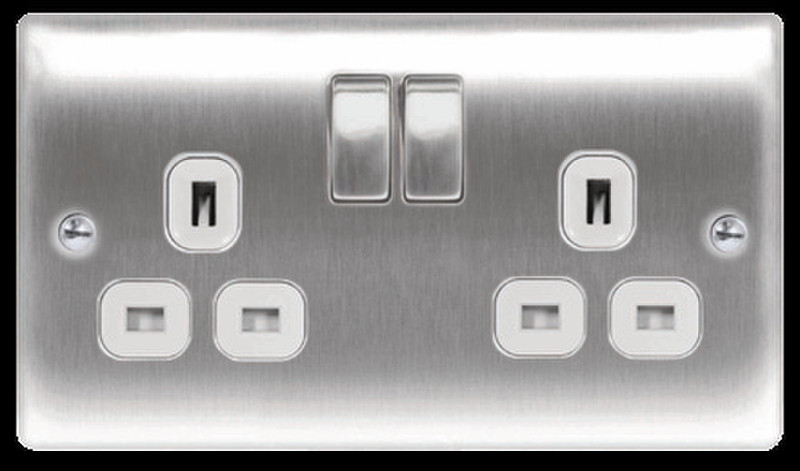 Nexus NBS22W-01 Type G Silver socket-outlet