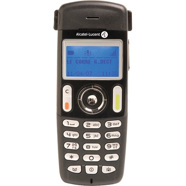 Alcatel-Lucent 3BN67301AA DECT Anrufer-Identifikation Schwarz, Chrom, Silber Telefon