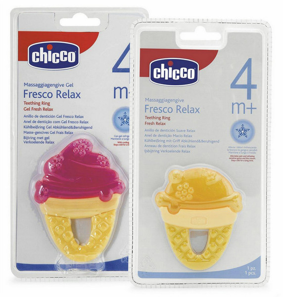 Chicco 00.071520.200.000 Classic baby pacifier Rot, Gelb