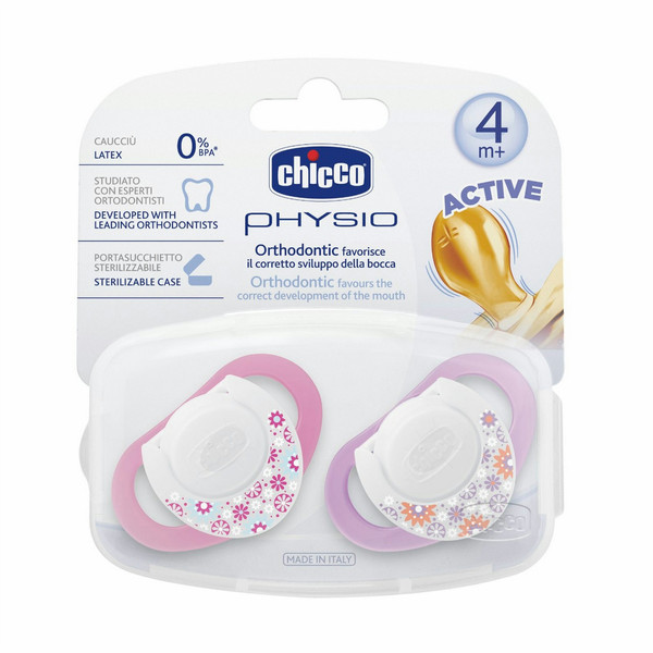 Chicco 00005702000000 Classic baby pacifier Silikon Pink Baby-Schnuller