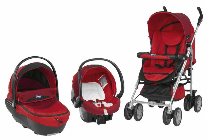 Chicco 06.079185.190.000 Travel system pram 1место(а) Красный