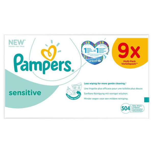 Pampers 4015400622253 504pc(s) baby wipes
