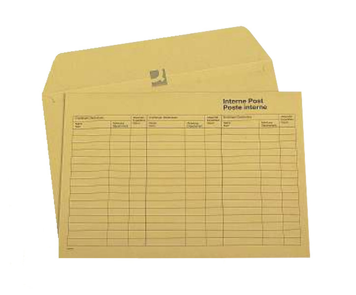 Q-CONNECT KF34016 C4 (229 x 324 mm) Papier Gelb Briefumschlag