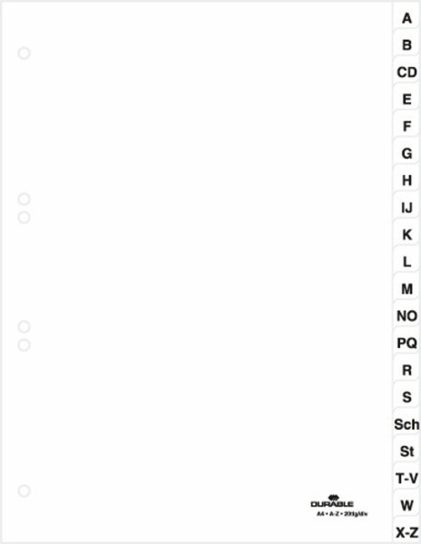 Durable 6150-02 Verzeichnis/Index