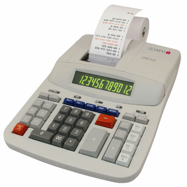 Olympia CPD 512 Desktop Printing calculator White