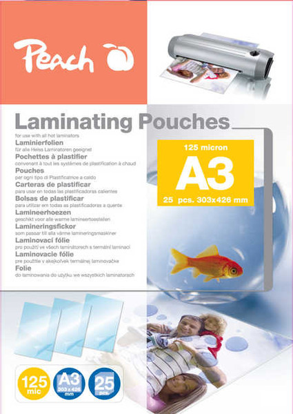 Peach PPR525-01 25pc(s) laminator pouch