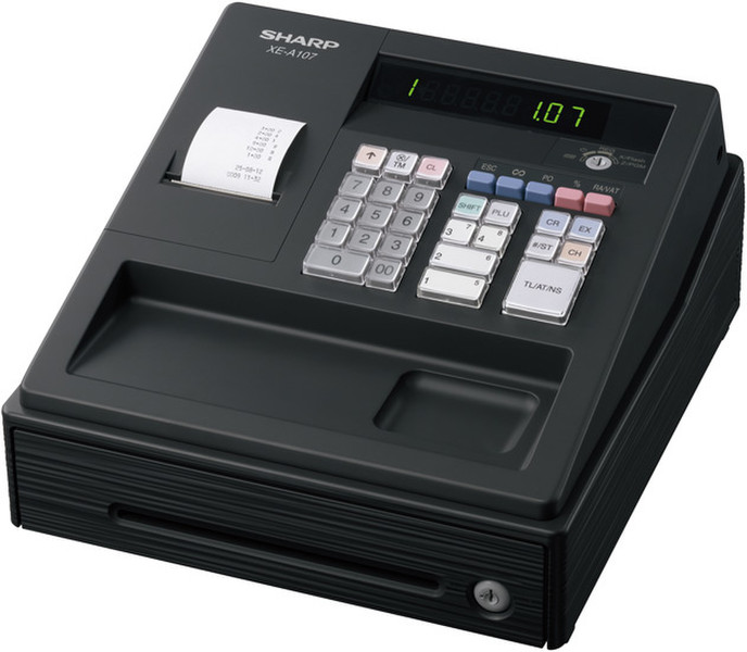Sharp XE-A107BK cash register