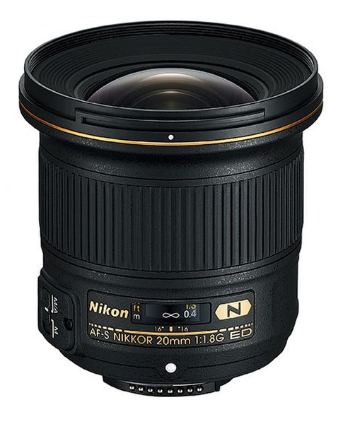 Nikon AF-S NIKKOR 20mm f/1.8G ED SLR Ultra-wide lens Schwarz