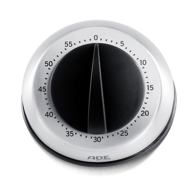 ADE TD102 Mechanical kitchen timer Черный, Металлический кухонный таймер