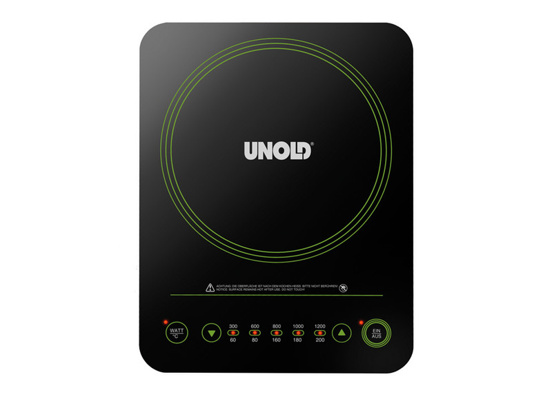 Unold 230.069 Tabletop Induction Black hob