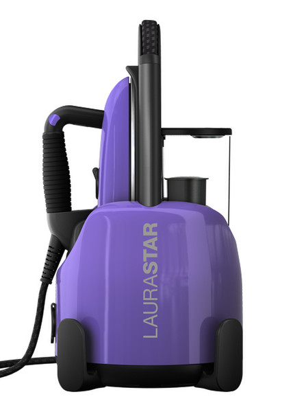 LauraStar Lift+ Happy Purple 2200W 1.1L Aluminium soleplate Black,Purple steam ironing station