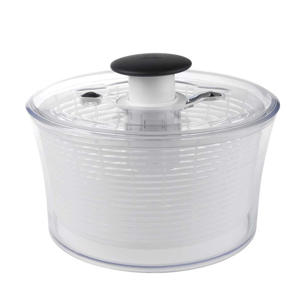 OXO 32480V2 Translucent,White Button salad spinner
