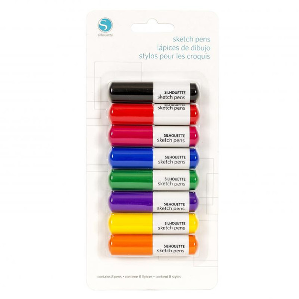 Silhouette SILH-PEN-START Черный, Синий, Зеленый, Оранжевый, Розовый, Пурпурный, Красный, Желтый 8шт маркер