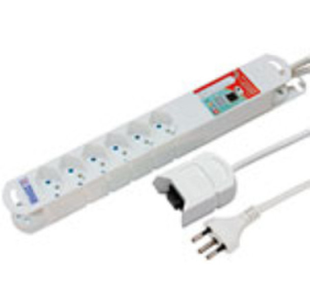Steffen STEBA 6AC outlet(s) 3m White surge protector