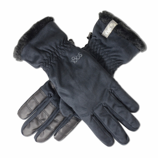 180s Winterlude Black Leather,Polyester