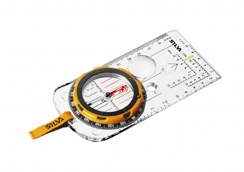 Silva Schneider Expedition Magnetic navigational compass Black,Transparent,Yellow