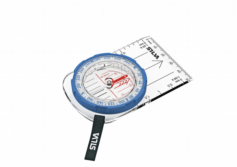 Silva Schneider Field Magnetic navigational compass Blue,Transparent