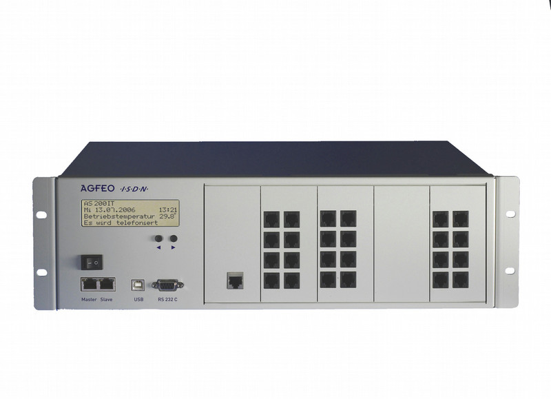 AGFEO AS 200 IT 3U patch panel