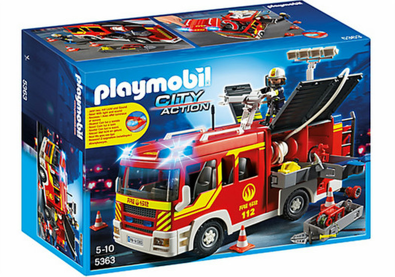 Playmobil City Action Fire Engine with Lights and Sound игрушечная машинка