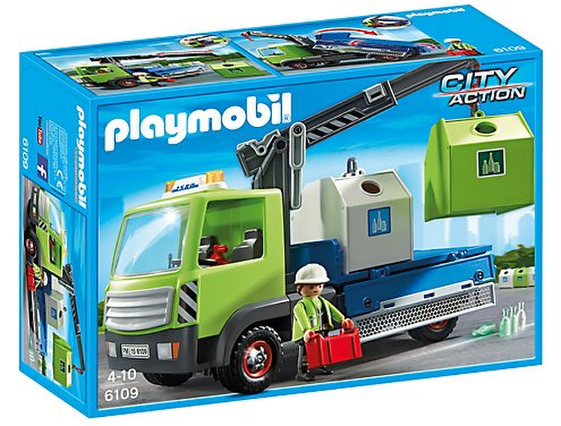 Playmobil City Action Glass Sorting Truck
