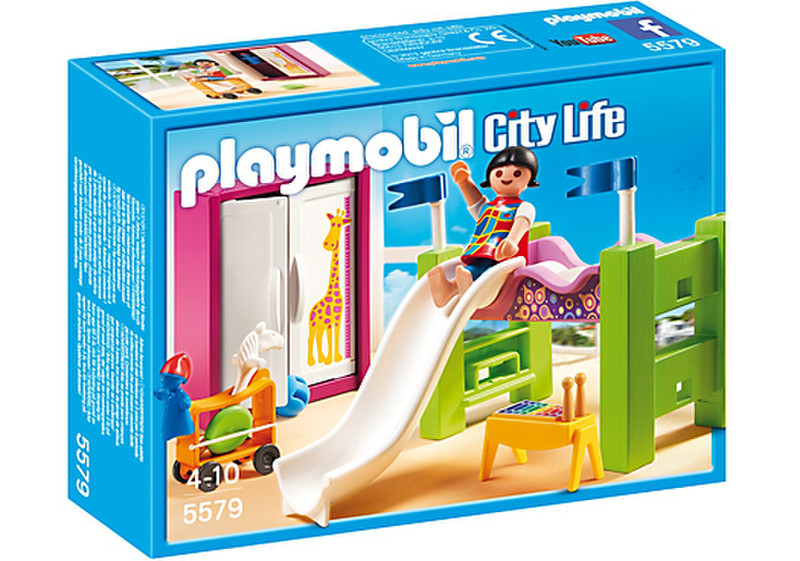 Playmobil City Life Children´s Room with Loft Bed and Slide