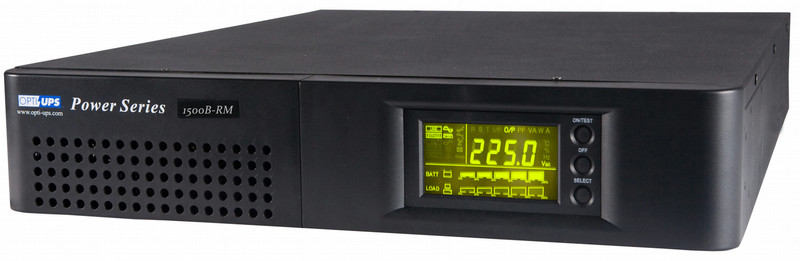 OPTI PS1500B-RM Line-Interactive 1500VA 8AC outlet(s) Black uninterruptible power supply (UPS)