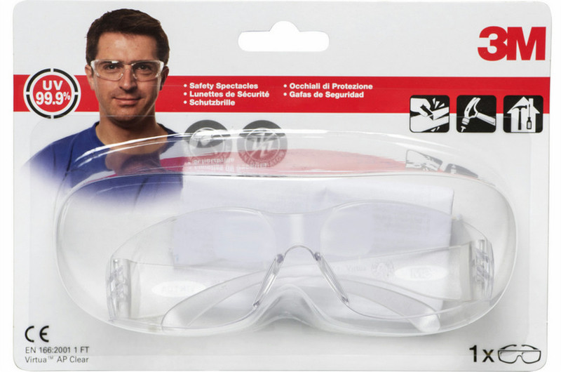 3M VAPCC Plastic Transparent safety glasses