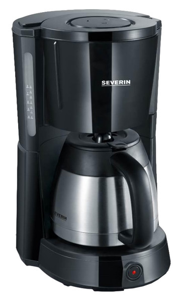 Severin KA 9641 Drip coffee maker 1L 8cups Black,Stainless steel coffee maker