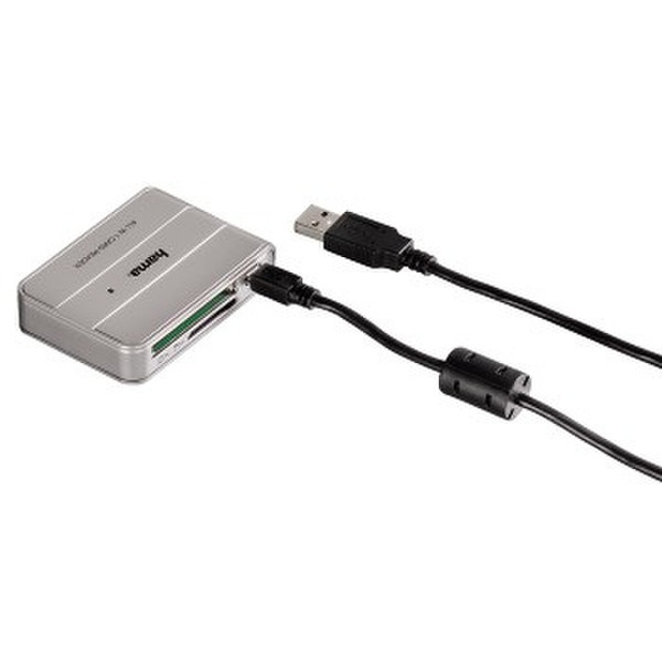 Hama All in 1 USB 2.0 Silber Kartenleser